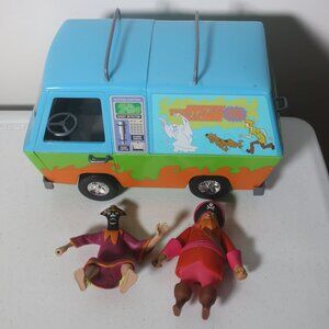 2005 Scooby-Doo Mystery Patrol Van + Redbeard Ghost & Witch Doctor Figures
